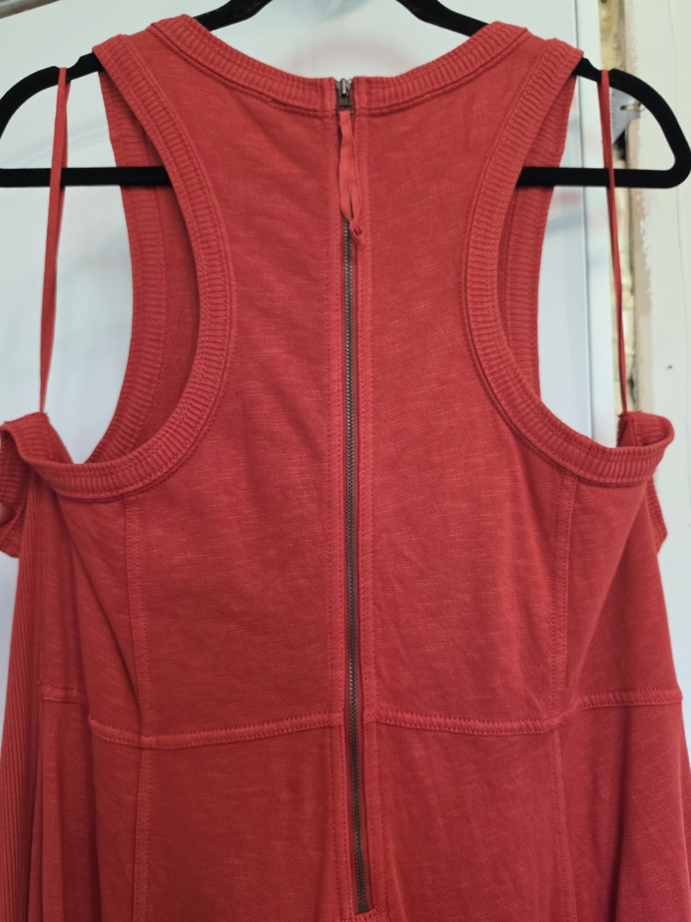 Anthropologie Horizon Red Racerback Wide-Leg Jumpsuit - Picture 12 of 12